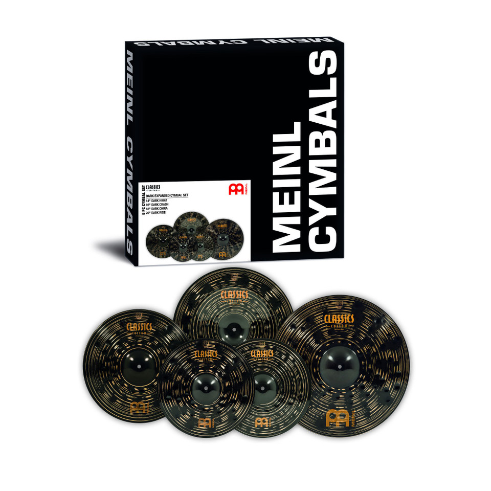 Meinl Cymbals Classics Custom Dark Expanded Cymbal Set product image