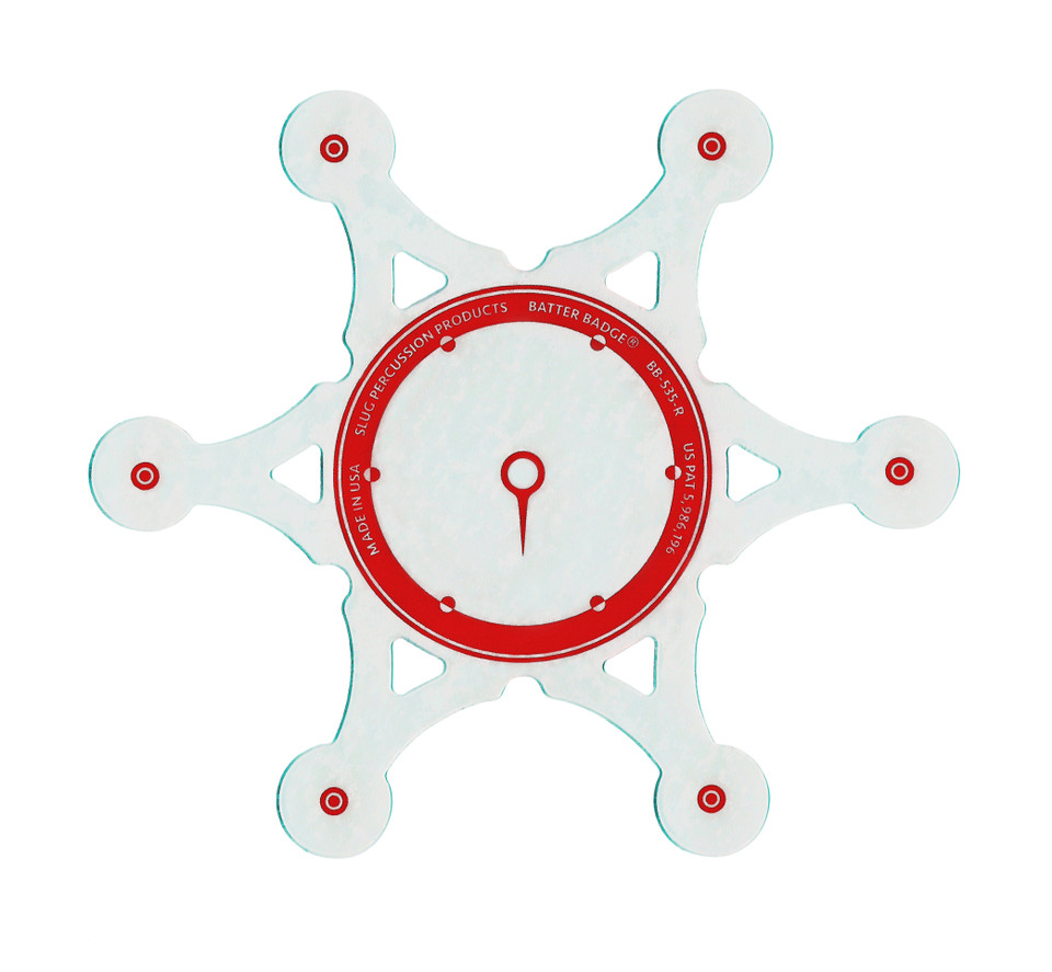 Slug Bbr-Batter Badge 5.35 Diameter, Red, Heavy Duty Impact Pad product image