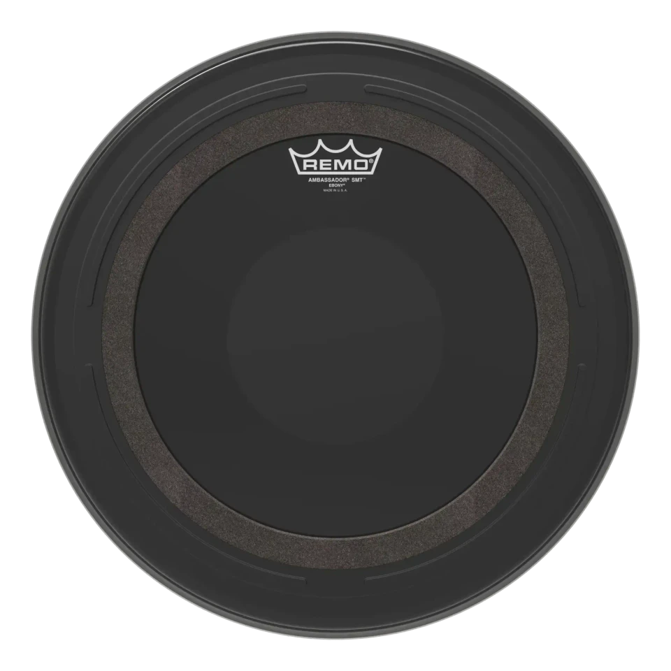 Remo Ambassador SMT Ebony Tom Drumhead, 16"
