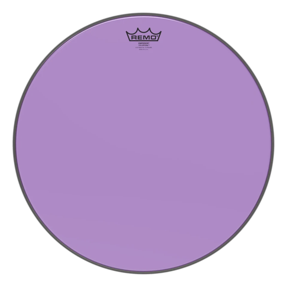 Remo Ambassador Colortone Purple Drumhead, 18"