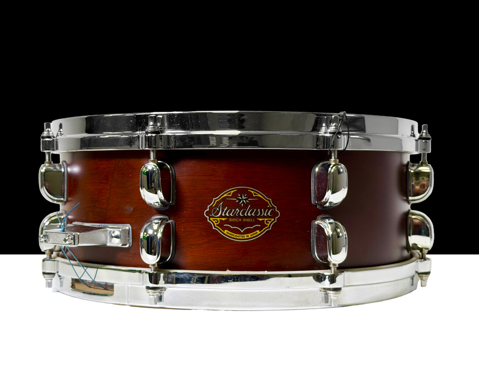 Used Tama Starclassic Birch 5.5" x 14" Snare Drum - Dark Cherry