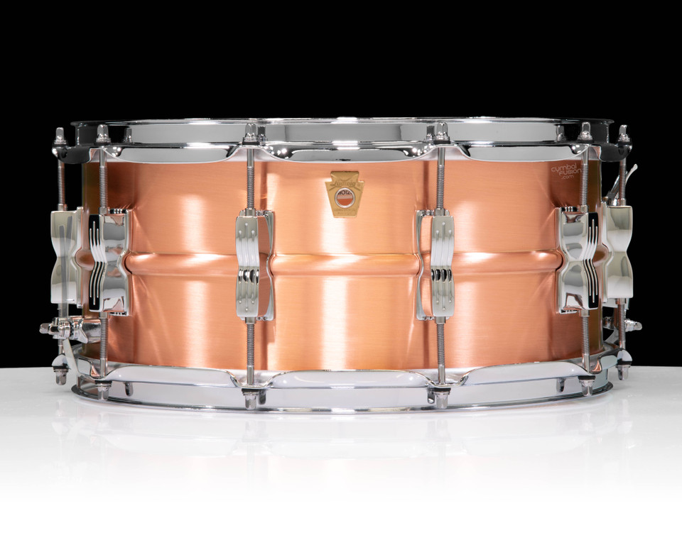 Ludwig 6.5X14 Acro Copper Snare Drum, Chrome P86