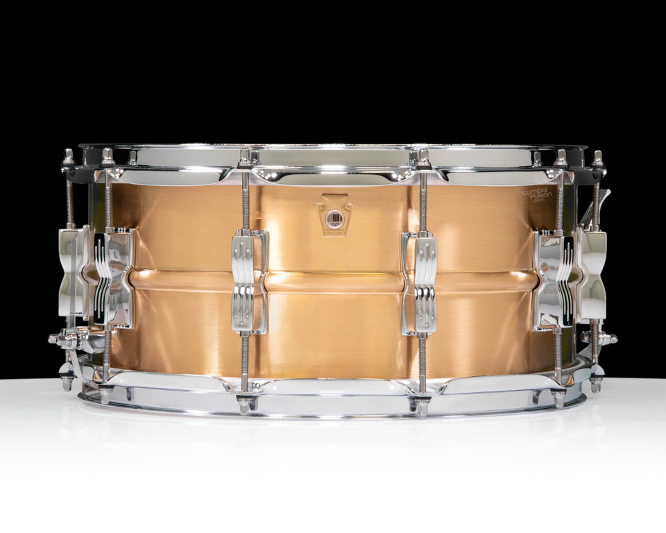 Ludwig 6.5X14 Acro Bronze Snare Drum, Chrome P86
