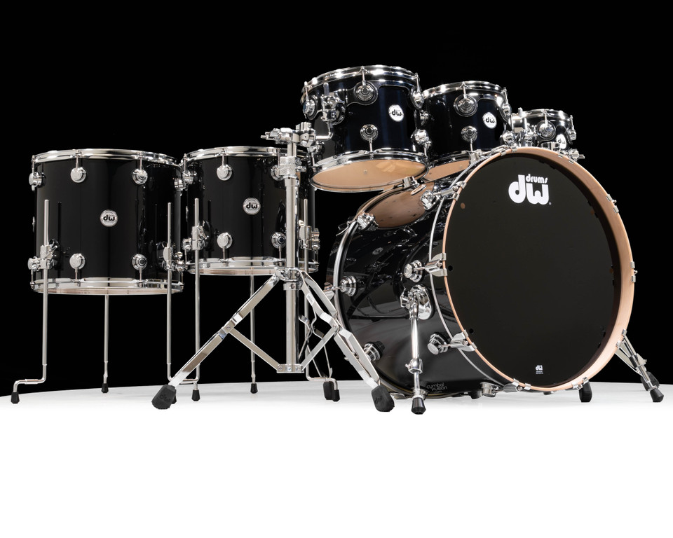 DW Collector's Series SSC Maple Kit -  Gloss Black front view
