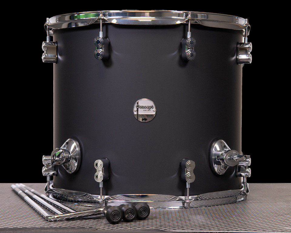 Used PDP Concept Maple 14x16 Floor Tom - Satin Black