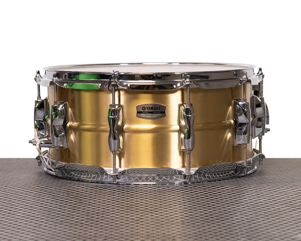 Used Yamaha Recording Custom 14x6.5 Snare - Brass