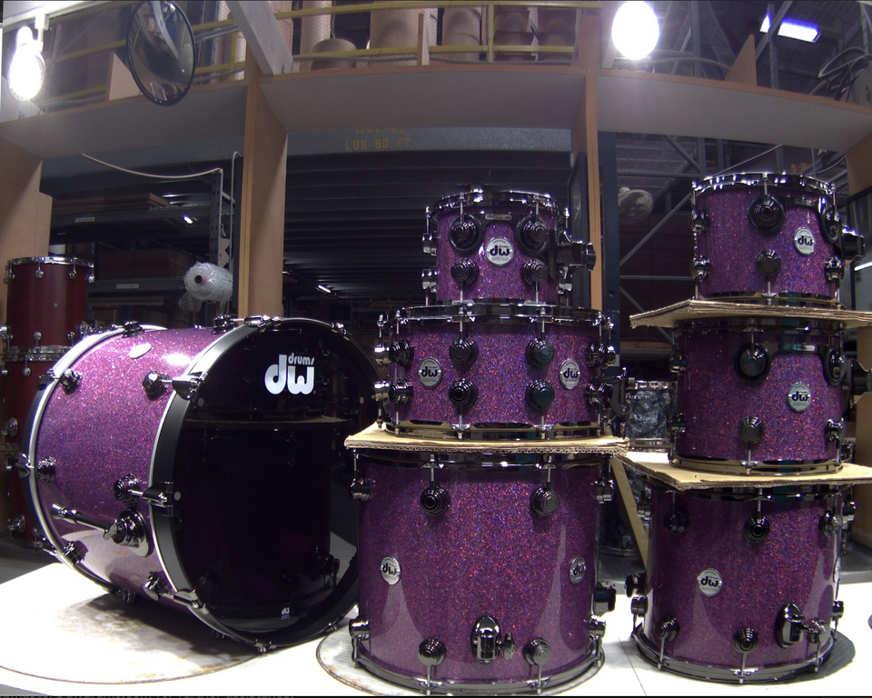 DW Collector's Series SSC Maple 7pc Shell Pack - Purple Drift