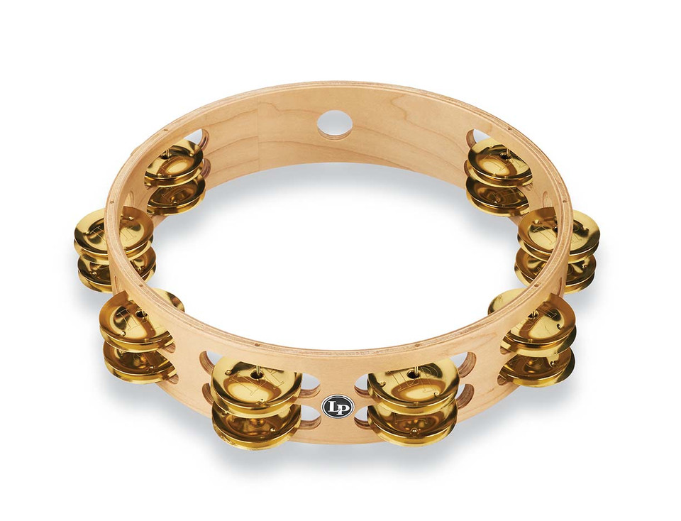 LP Pro 10 Inch Double Row Tambourine - Brass product image
