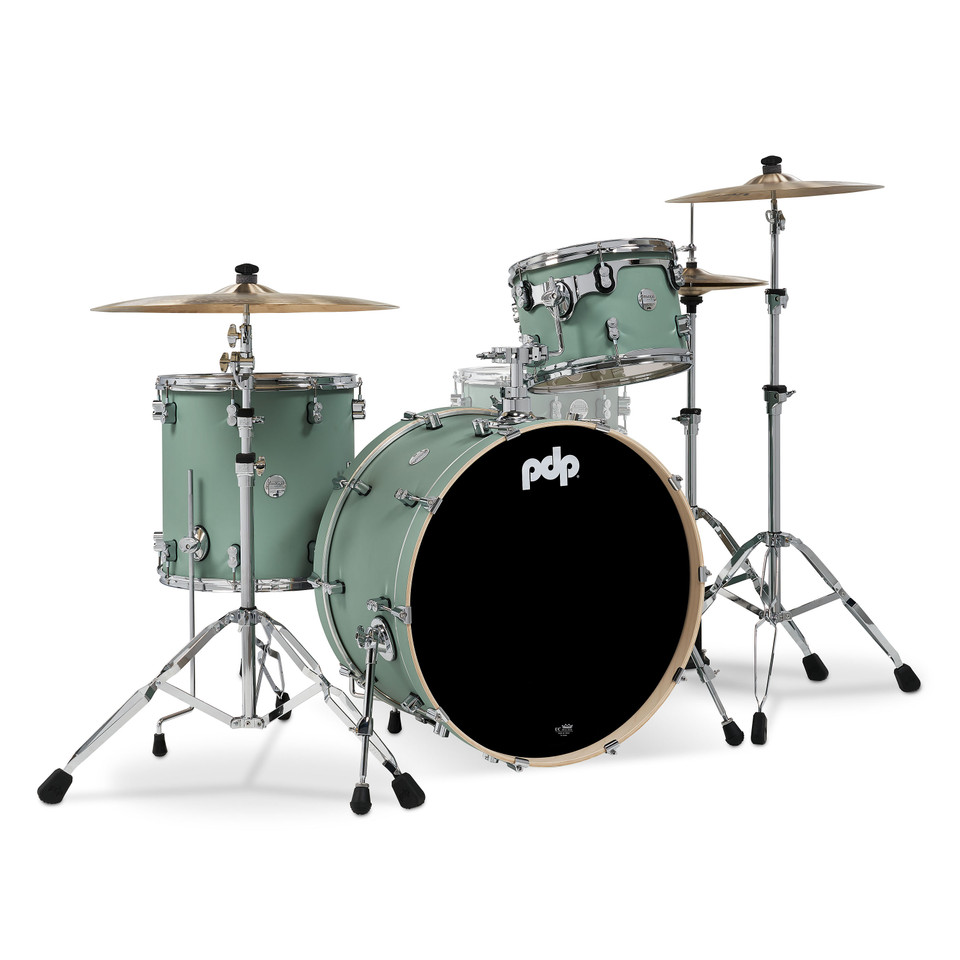 PDP Concept Maple Series 3-Piece Rock Shell Pack, Satin Seafoam product image