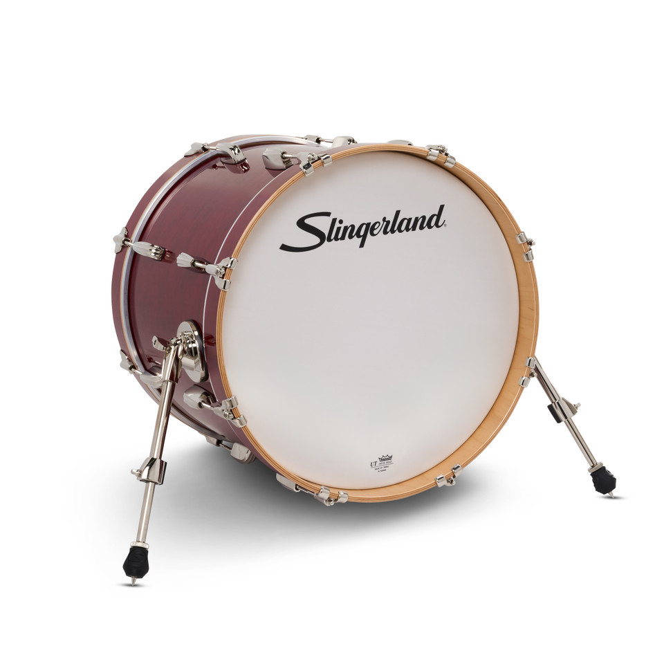 Slingerland Studio King Bass Drum, 14x18", Royal Crimson Lacquer product image