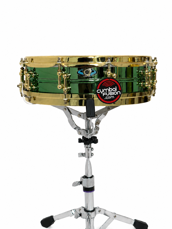 Used Ludwig LW0414CP Carl Palmer Venus Snare w/ S-style Batter Hoop