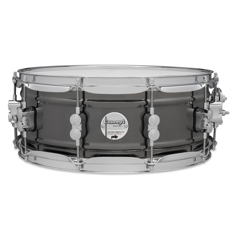 PDP Concept Series Metal Snare, 5.5x14, Black Nickel Over Steel w/Chrome Hardware product image