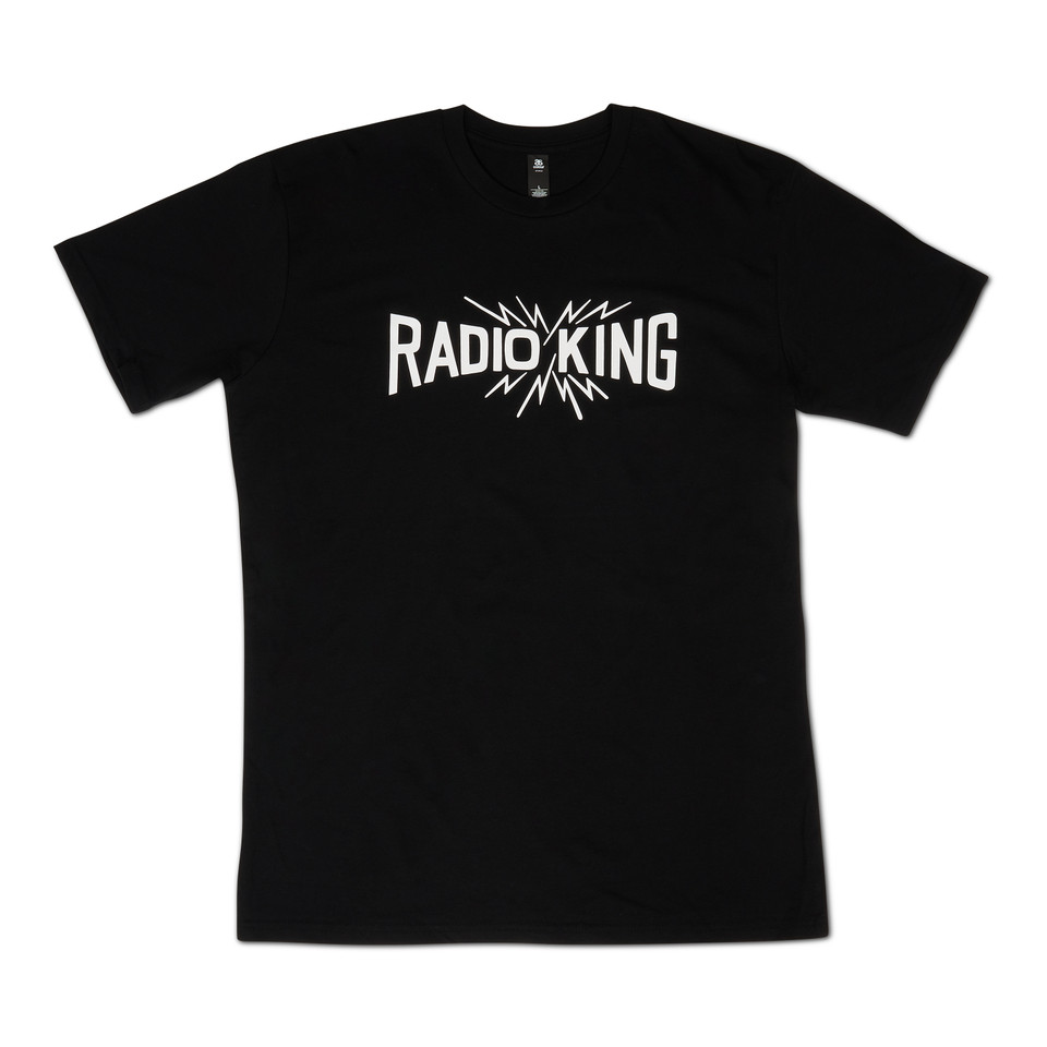 Slingerland Radio King Bolts Black Tee Medium product image