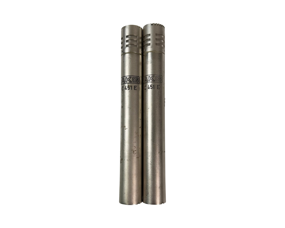 Used Pair of AKG C451E Condenser Microphones - actual item photo 3