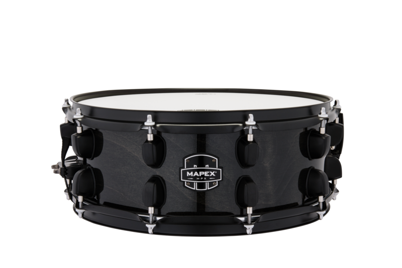 Mapex Mpx 14"X5.5" Maple/Poplar Hybrid Shell Snare Drum Trans Midnight Black product image