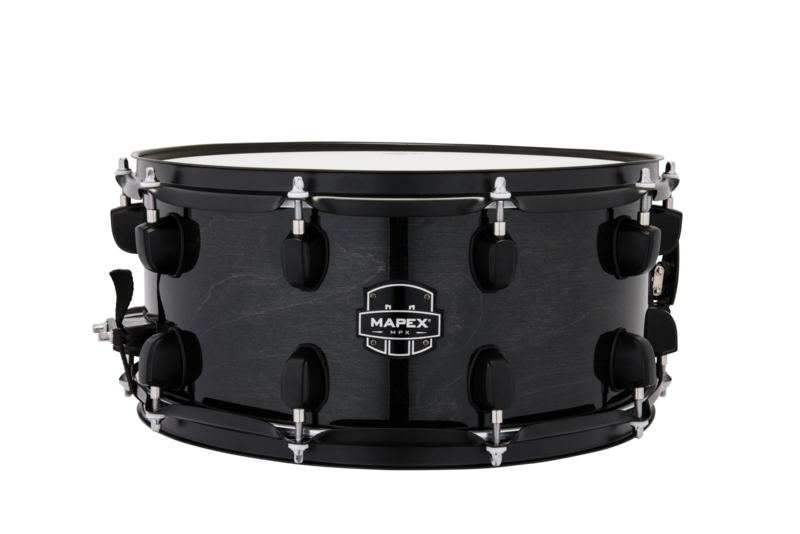 Mapex Mpx 14"X6.5" Maple/Poplar Hybrid Shell Snare Drum Trans Midnight Black product image