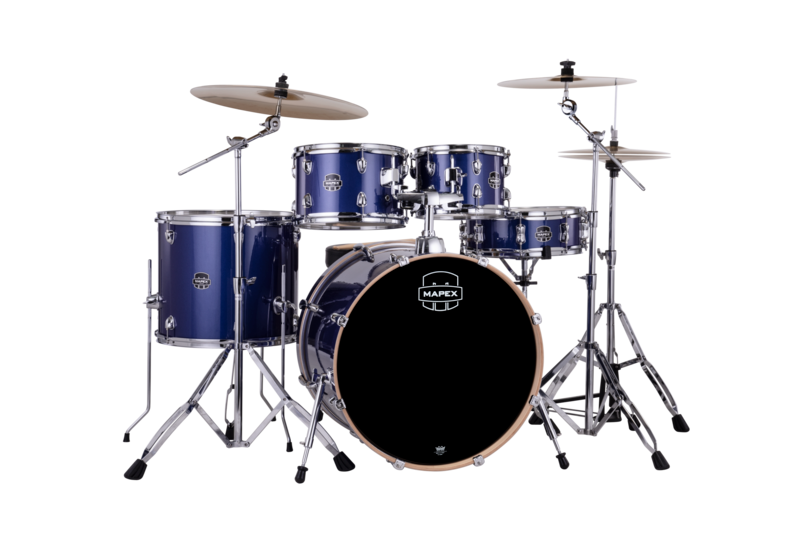 Mapex Venus 5 Piece Rock Complete Setup Blue Sky Sparkle product image