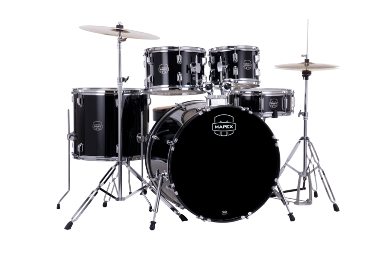 Mapex Comet 5 Piece Complete Setup 22" Bd Dark Black product image