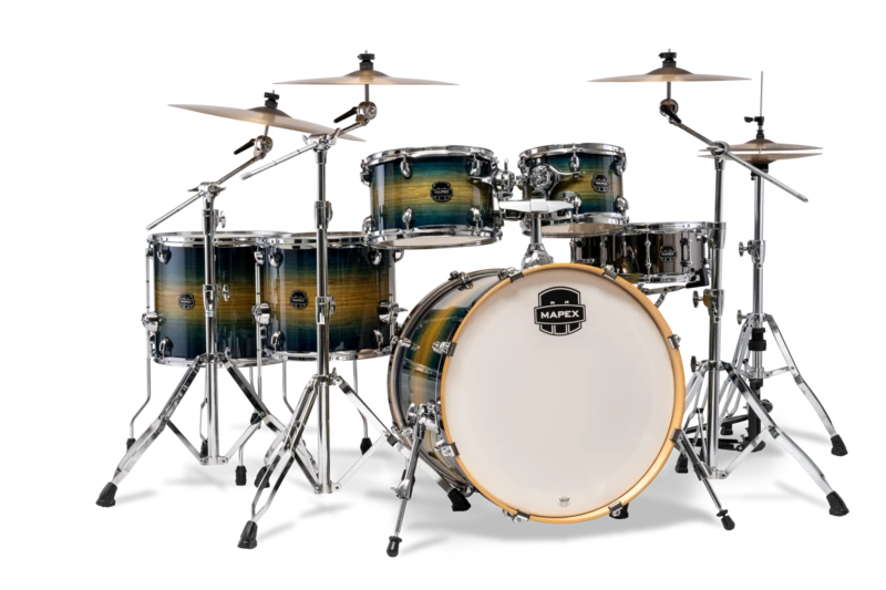 Mapex Armory Series Studioease Shell Pack Fast Toms Rainforest Burst product image