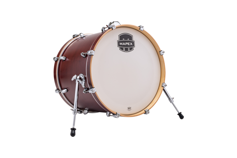 Mapex Mars Maple 20 In. X 16 In. Bass Drum W/ Mount Merlot Satin product image