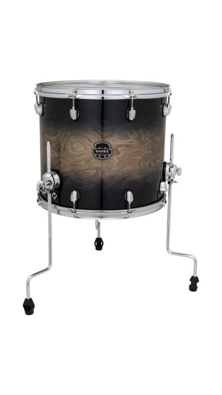 Mapex Saturn VI 16 In. X 14 In. Floor Tom Black Ink Burst product image