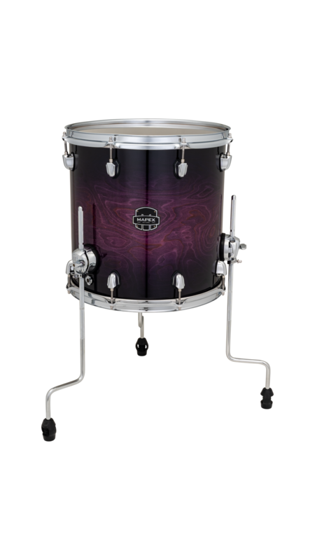 Mapex Saturn VI 14 In. X 14 In. Floor Tom Royal Purple Burst product image