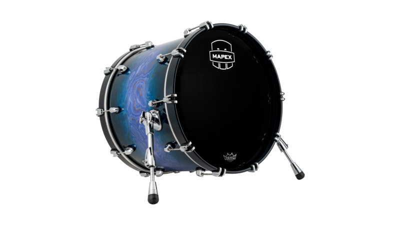 Mapex Saturn VI Bass Drum 20 In. X 16 In. (With Bass Drum Mount) Cobalt Burst product image