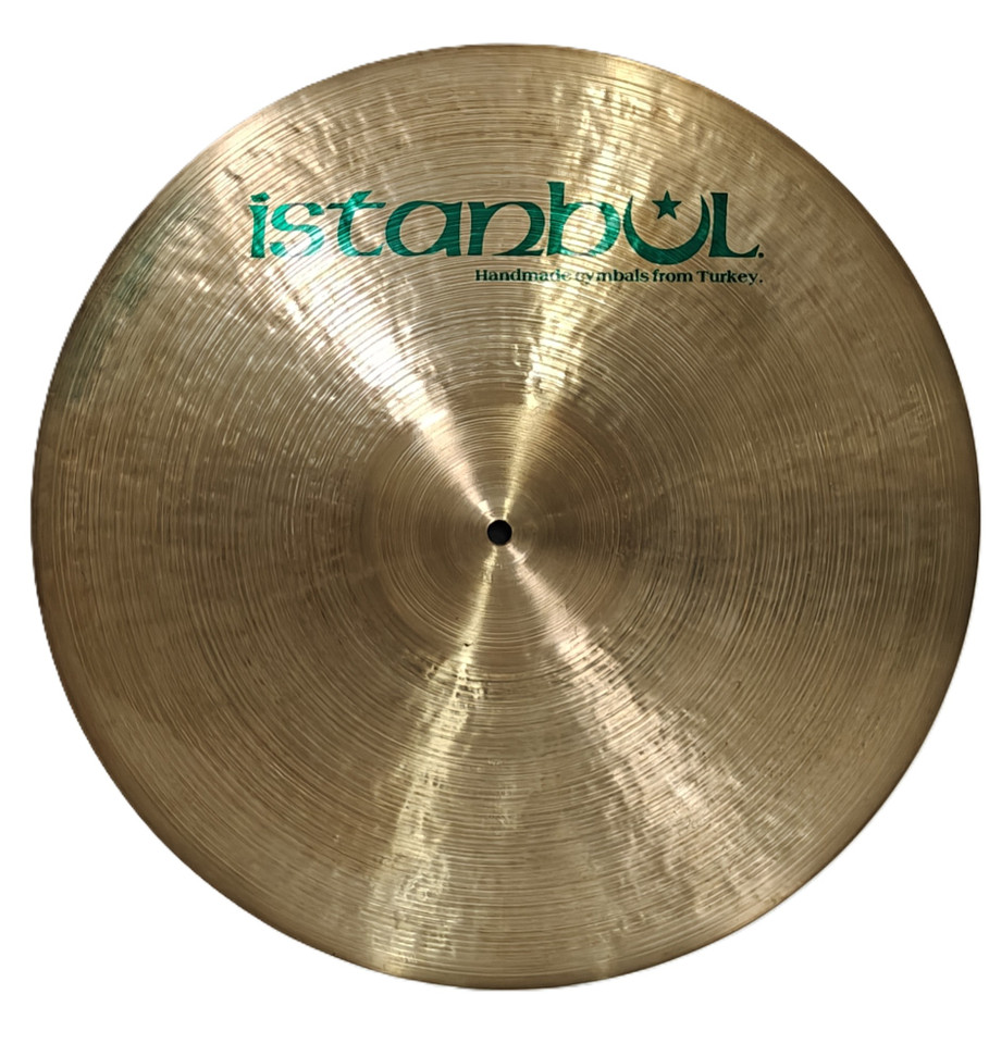 Used Istanbul Extra Thin Crash Ride 20", Pre-Split Green Label