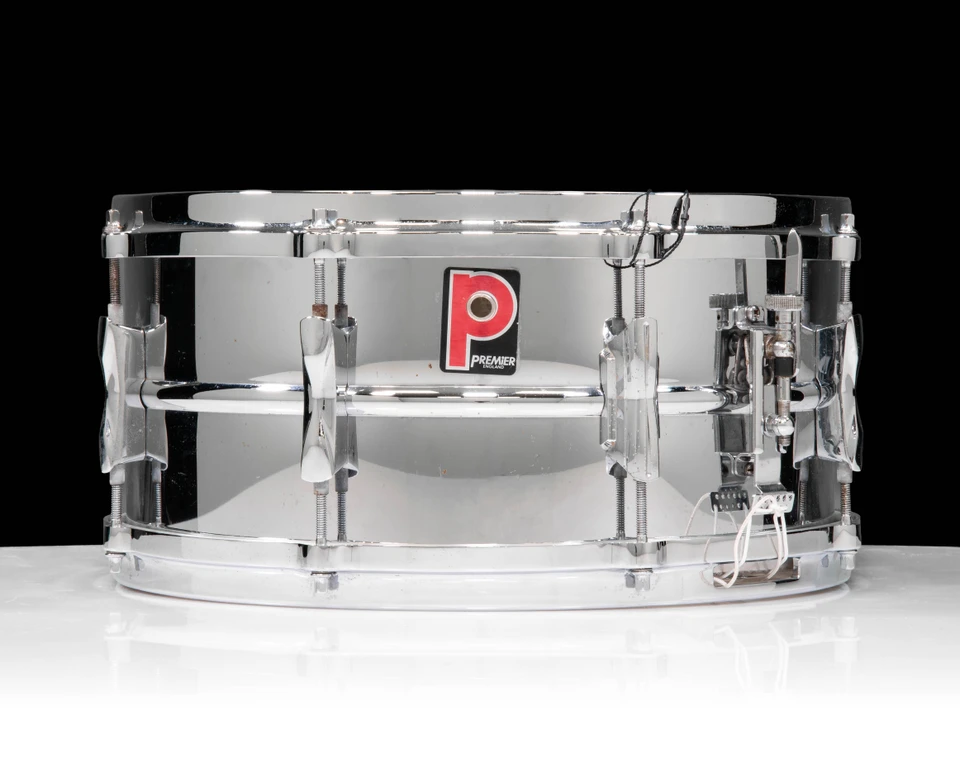 Used Premier APK Steel 6.5x14 Snare - front view