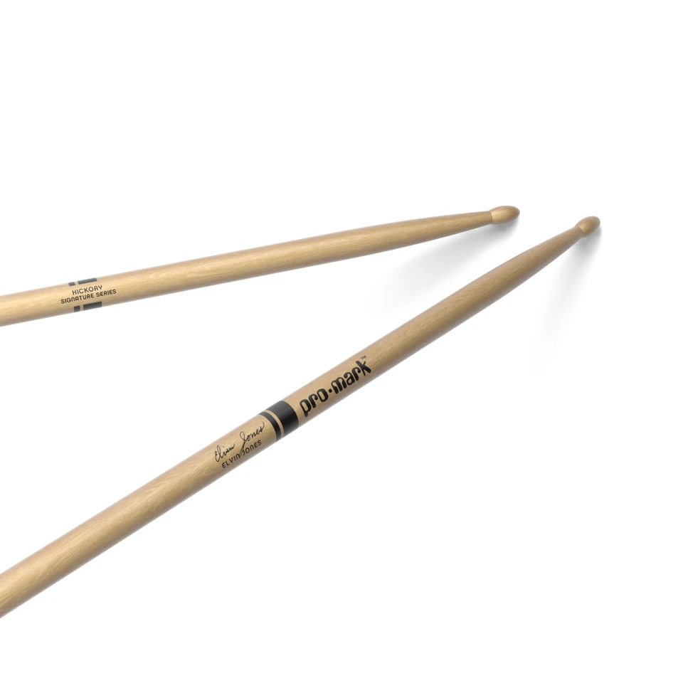 Promark Elvin Jones JZ Hickory Drumstick, Wood Tip product image 1