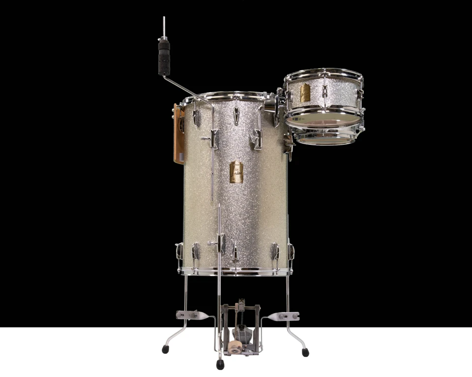 Used Yamaha Steve Jordan Cocktail Kit - Silver Sparkle - front view