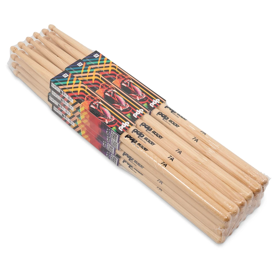 PDP 7A Hickory Drumsticks Acorn Wood Tip - 12 Pairs product image