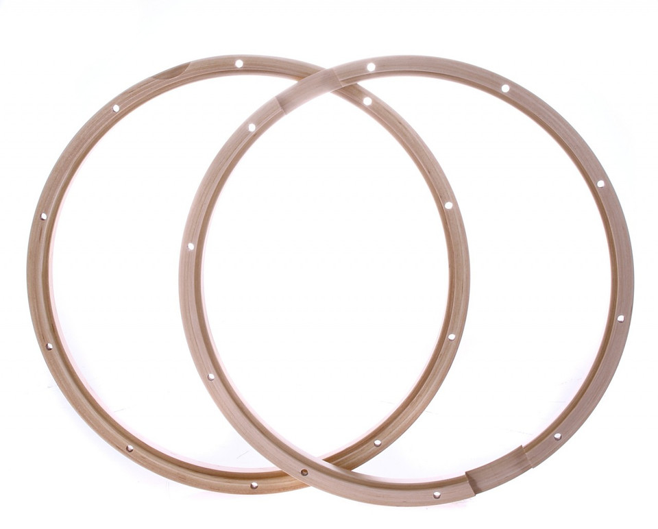 PDP PDAXWH1410C 14" 10 Lug Wood Hoops for Snare Pair PDAXWH1410C