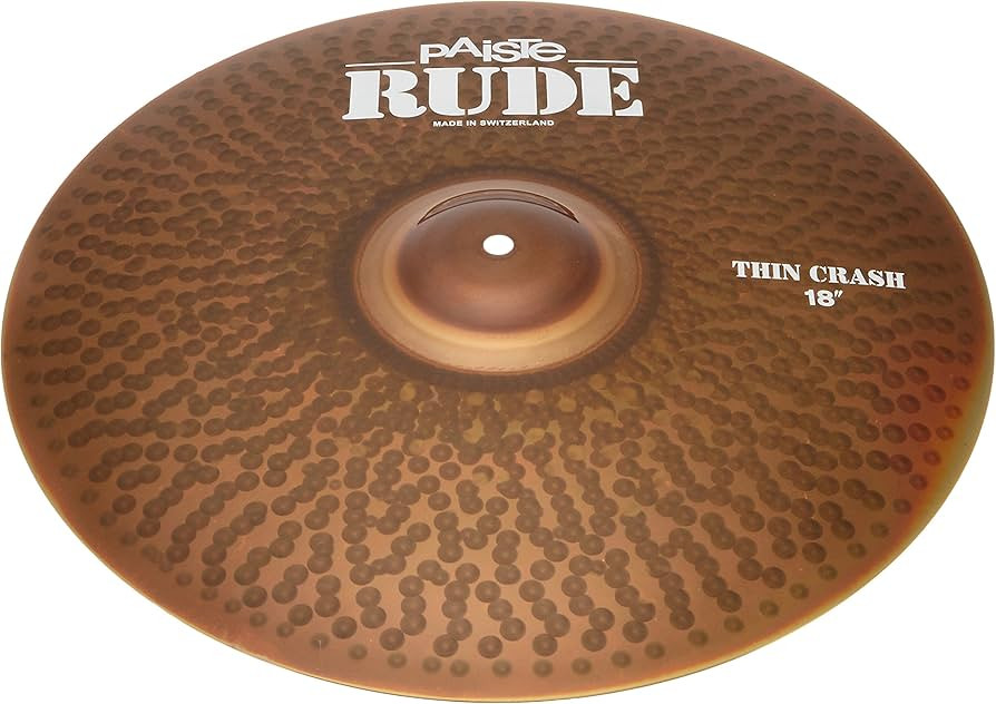 Paiste 18" RUDE Thin Crash
