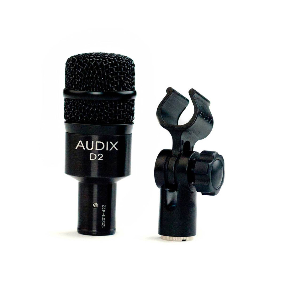 Audix D2 Dynamic Hypercardioid Instrument Microphone