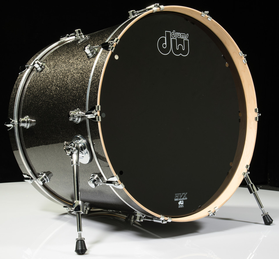 DW Performance Series 18x24 Bass Drum Pewter sparkle