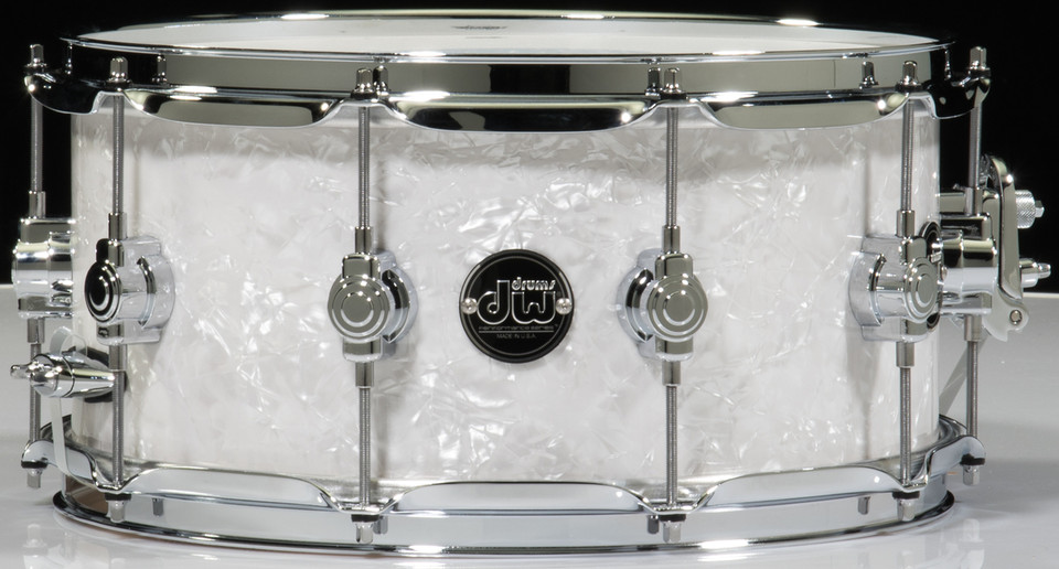 DW Performance Series 6.5x14 Snare - White marine DRPF6514SSWM