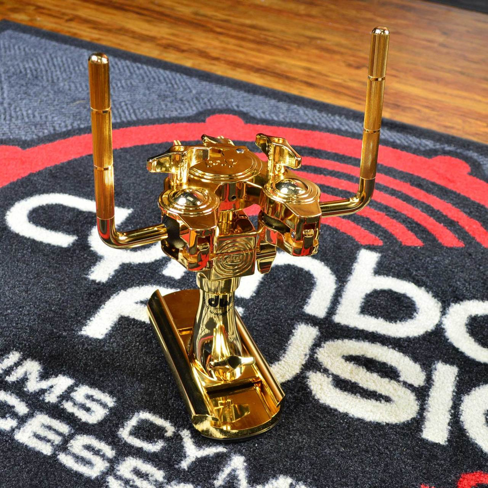 DW Bass Drum Double Tom Mount GOLD DWCP9900BDGD