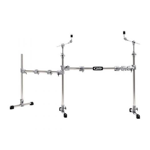 PDP Chrome Plated Main and Side Drum Rack Package PDSRCOMBO1