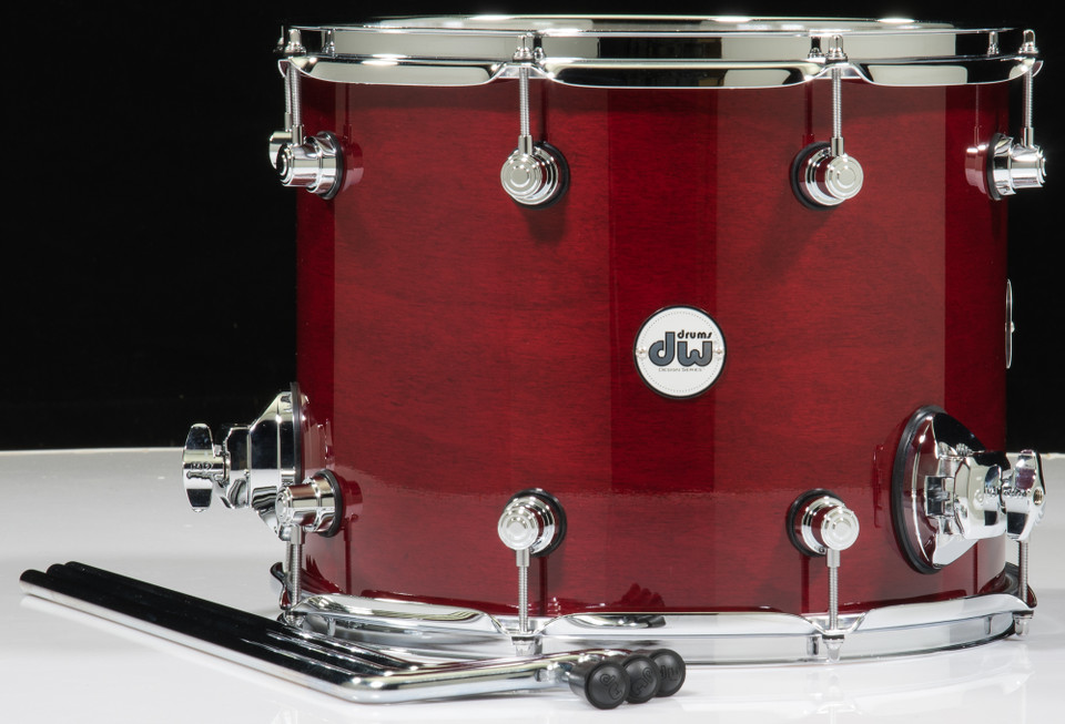 DW Design Series Cherry Stain 12X14 Floor Tom