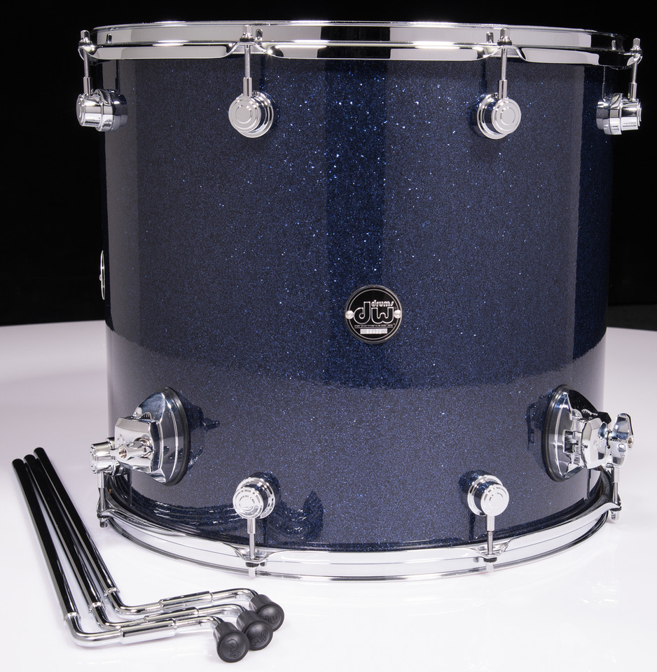 DW Performance Series 16"x18" Floor Tom Indigo Glass