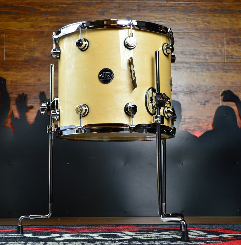 DW Performance Series 12x14 Floor Tom - Natural Lacquer