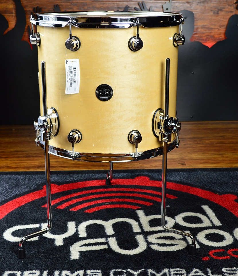 DW Performance Series 14x16 Floor Tom - Natural Lacquer