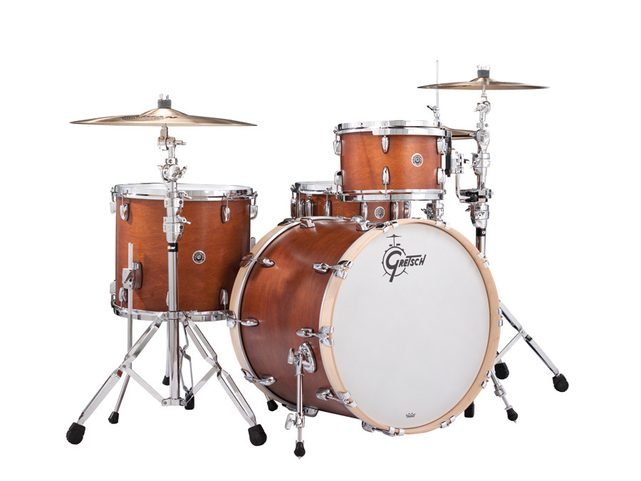 Gretsch Brooklyn 4pc Drum Kit Satin Mahogany