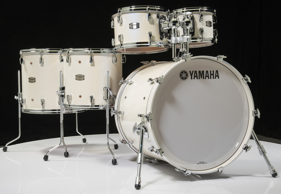 Yamaha Absolute Maple Hybrid 6pc Polar White 10/12/14/16/22/14SD