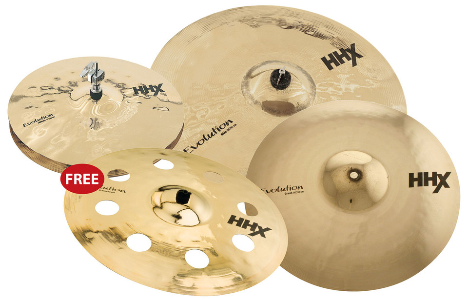 Sabian HHX Evolution 5-Pc Cymbal Pack Brilliant