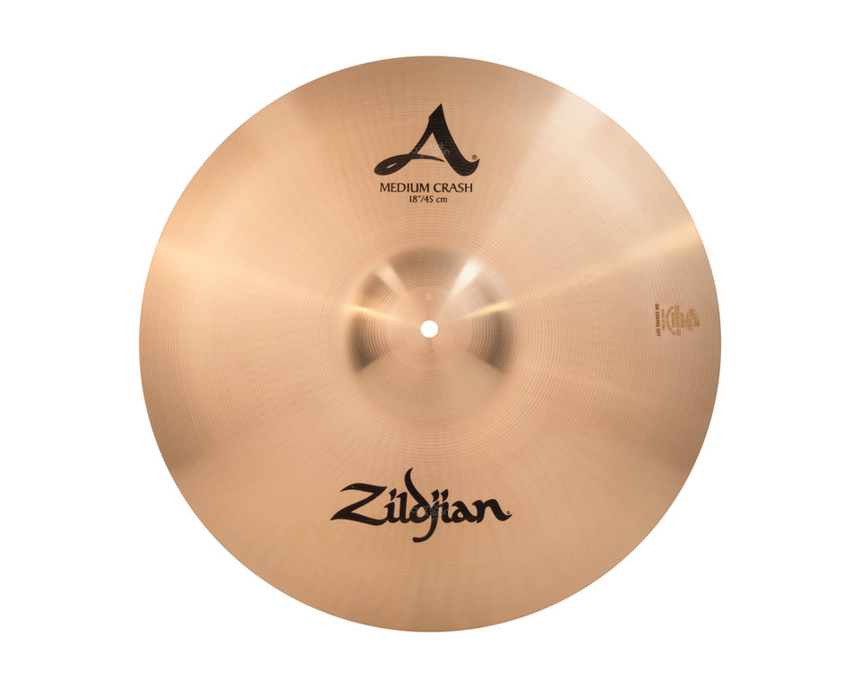 Zildjian 18" A Medium Crash Cymbal A0242 front view