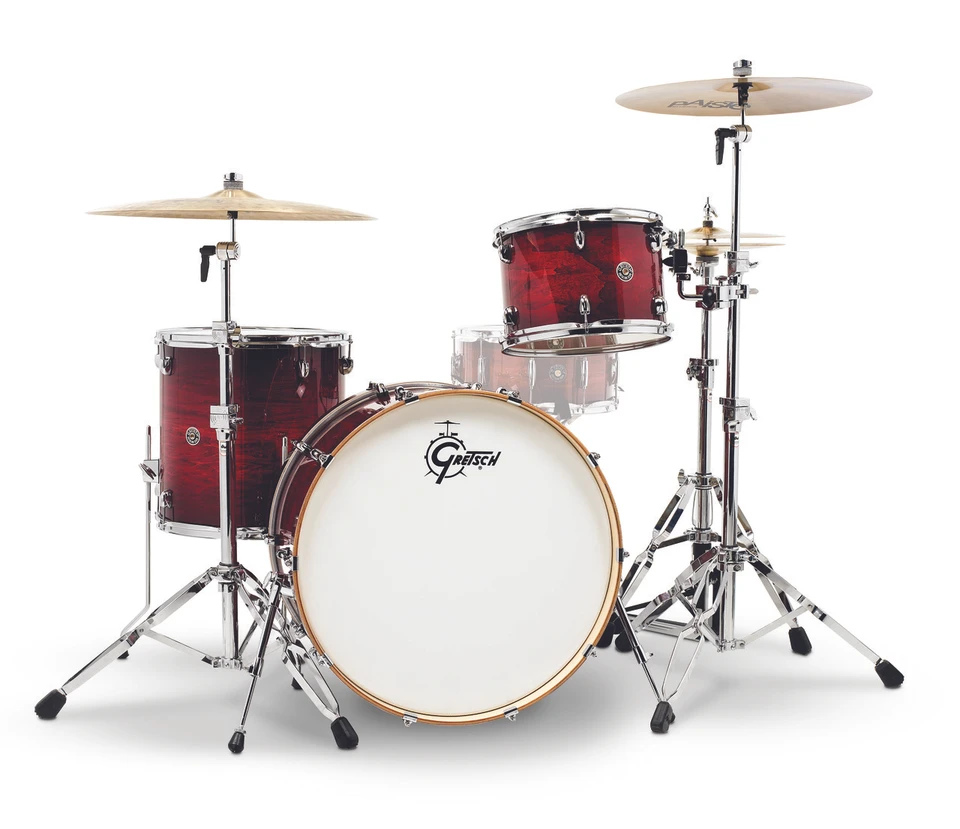 Gretsch Catalina Club Rock 3-Piece Shell Pack Gloss Crimson Burst