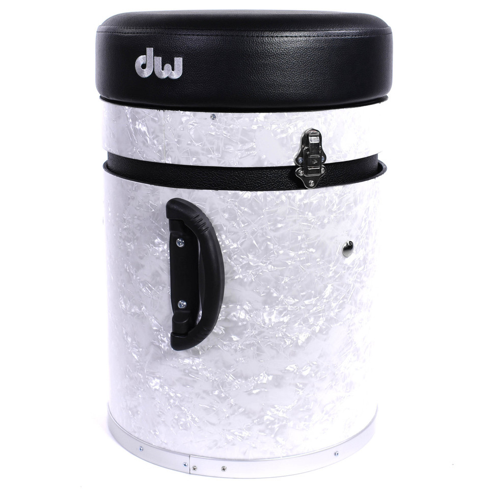 DW6100 Case/Drum Throne - White Marine