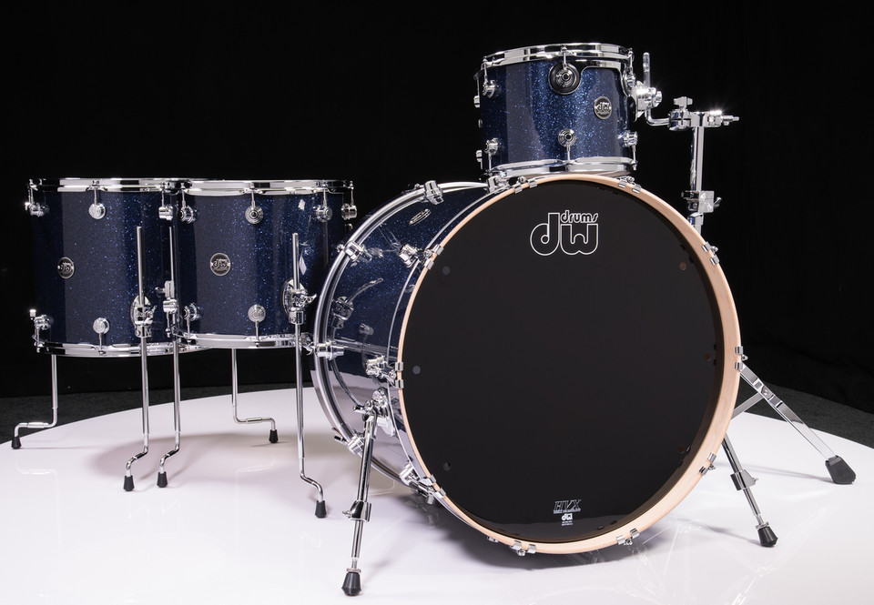 DW Performance Series 4pc Shell Pack  Indigo Glass 12/14/16/22